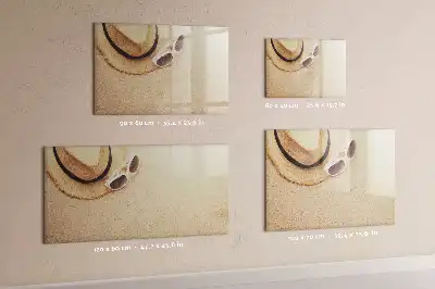 Magnetic glass dry erase board summer accessories