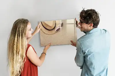 Magnetic glass dry erase board summer accessories