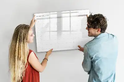 Magnetic marker board simple menu