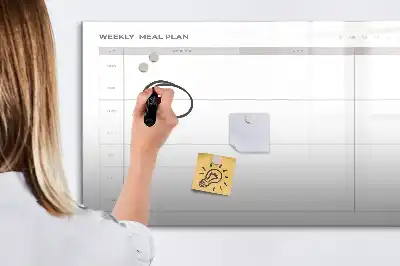 Magnetic marker board simple menu