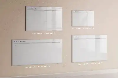 Magnetic marker board simple menu