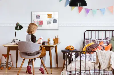 Magnetic marker board simple menu