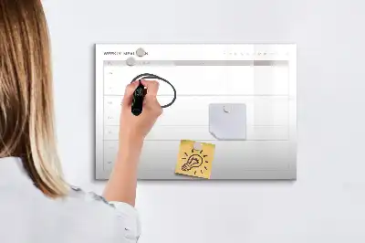 Magnetic marker board simple menu
