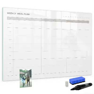 Magnetic marker board simple menu