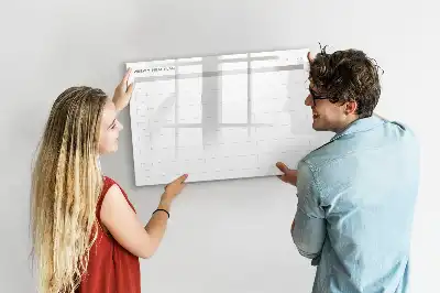 Magnetic marker board simple menu