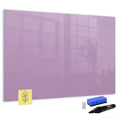 Magnetic glass dry erase board Lilas model