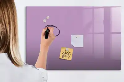 Magnetic glass dry erase board Lilas model