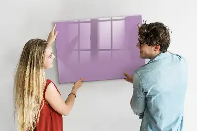 Magnetic glass dry erase board Lilas model