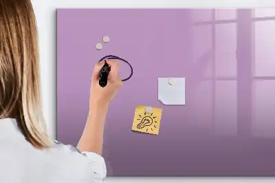 Magnetic glass dry erase board Lilas model