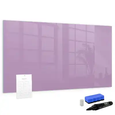 Magnetic glass dry erase board Lilas model