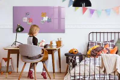 Magnetic glass dry erase board Lilas model