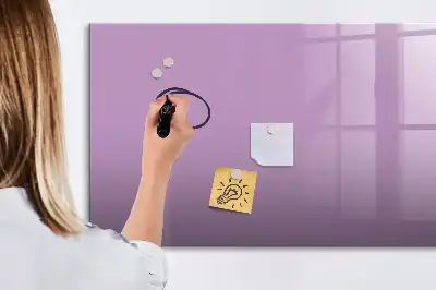 Magnetic glass dry erase board Lilas model