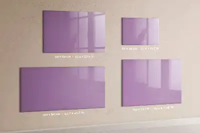 Magnetic glass dry erase board Lilas model