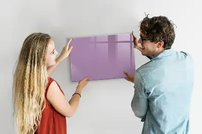 Magnetic glass dry erase board Lilas model