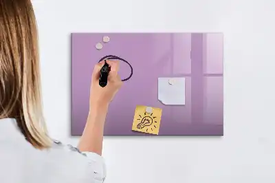 Magnetic glass dry erase board Lilas model