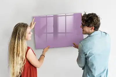 Magnetic glass dry erase board Lilas model