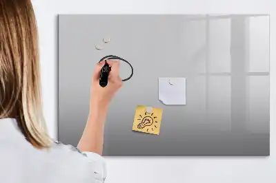 Magnetic marker board light grey