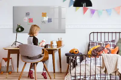 Magnetic marker board light grey