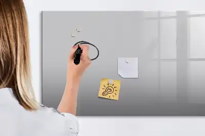 Magnetic marker board light grey