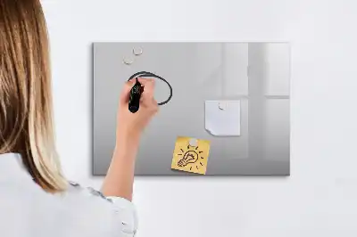 Magnetic marker board light grey