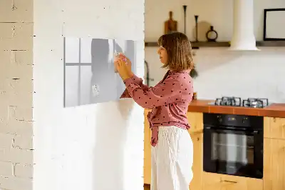 Magnetic marker board light grey