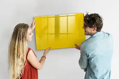Magnetic marker board light yellow