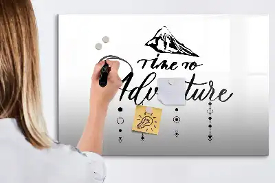 Magnetic marker board Adventure design