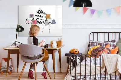 Magnetic marker board Adventure design