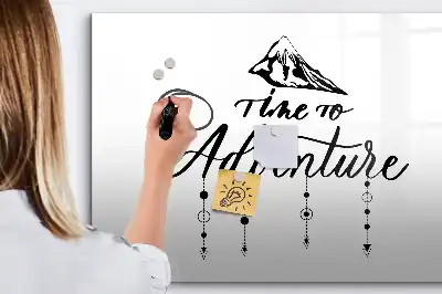 Magnetic marker board Adventure design