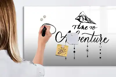 Magnetic marker board Adventure design