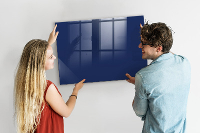 Magnetic board for wall Blue color