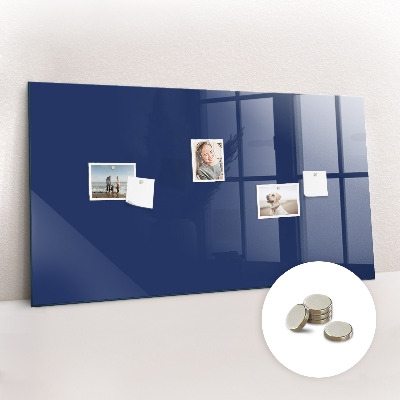 Magnetic board for wall Blue color