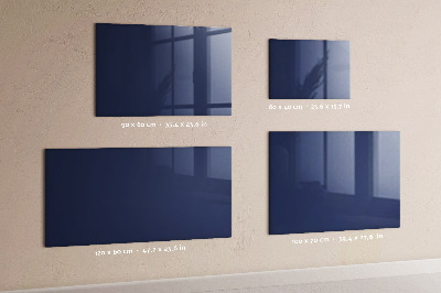 Magnetic board for wall Blue color