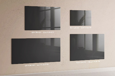 Magnetic board for wall Gray color