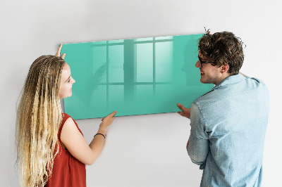 Magnetic board for wall Turquoise color