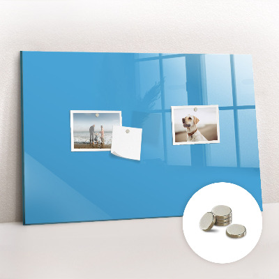 Magnetic board for wall Light blue color