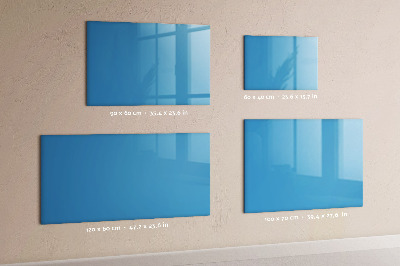 Magnetic board for wall Light blue color