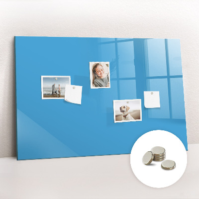 Magnetic board for wall Light blue color