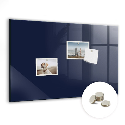 Magnetic board for wall Dark navy blue color