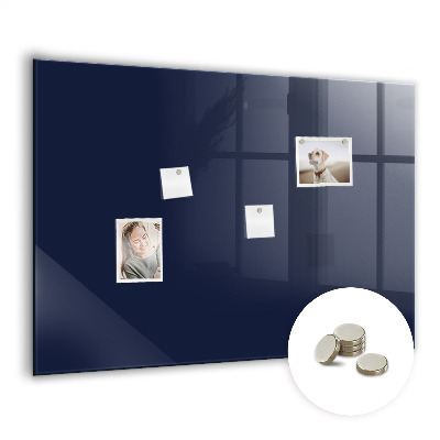 Magnetic board for wall Dark navy blue color