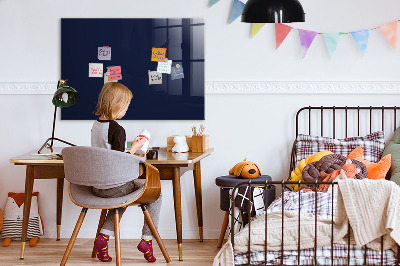 Magnetic board for wall Dark navy blue color