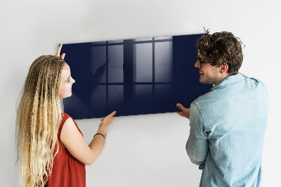 Magnetic board for wall Dark navy blue color