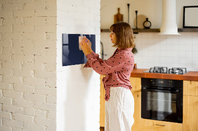 Magnetic board for wall Dark navy blue color