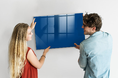 Magnetic board for wall Navy blue color