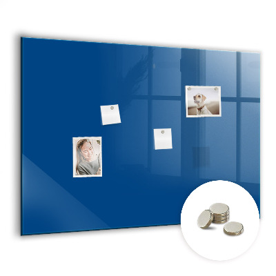 Magnetic board for wall Navy blue color