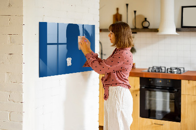 Magnetic board for wall Navy blue color