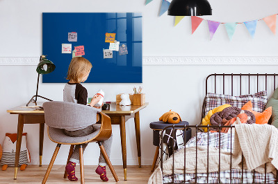 Magnetic board for wall Navy blue color