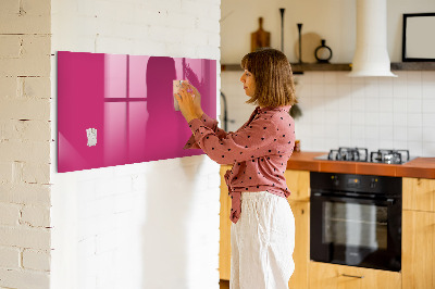 Magnetic board for wall Strong pink color