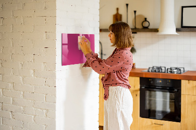 Magnetic board for wall Strong pink color