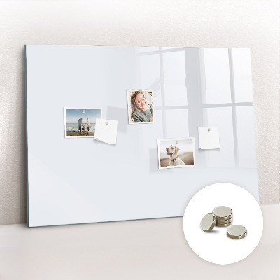 Magnetic board for wall Dark white color